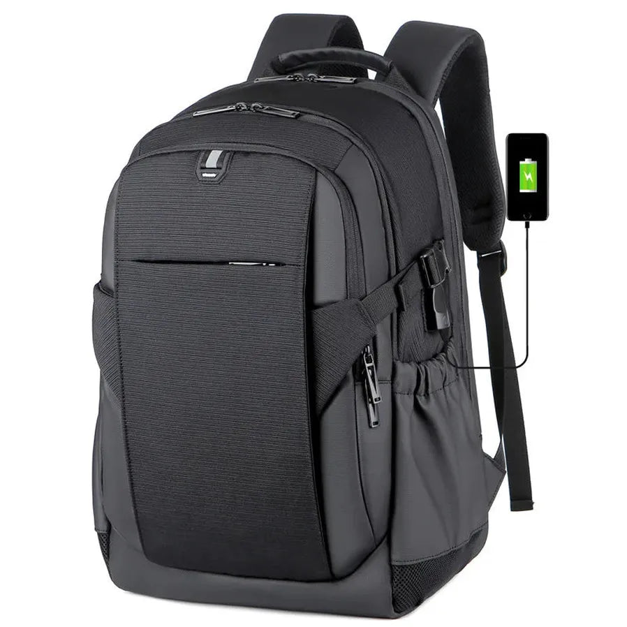 HKM-690451 Spacious 17-Inch Nylon Business Backpack for Students and Professionals