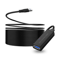HKM-690451 USB 3.0 Male to Female Extension Cable - High-Speed Data Transmission, Available in 5m, 10m, 15m Lengths, PVC+ABS, 5.0Gbps Speed