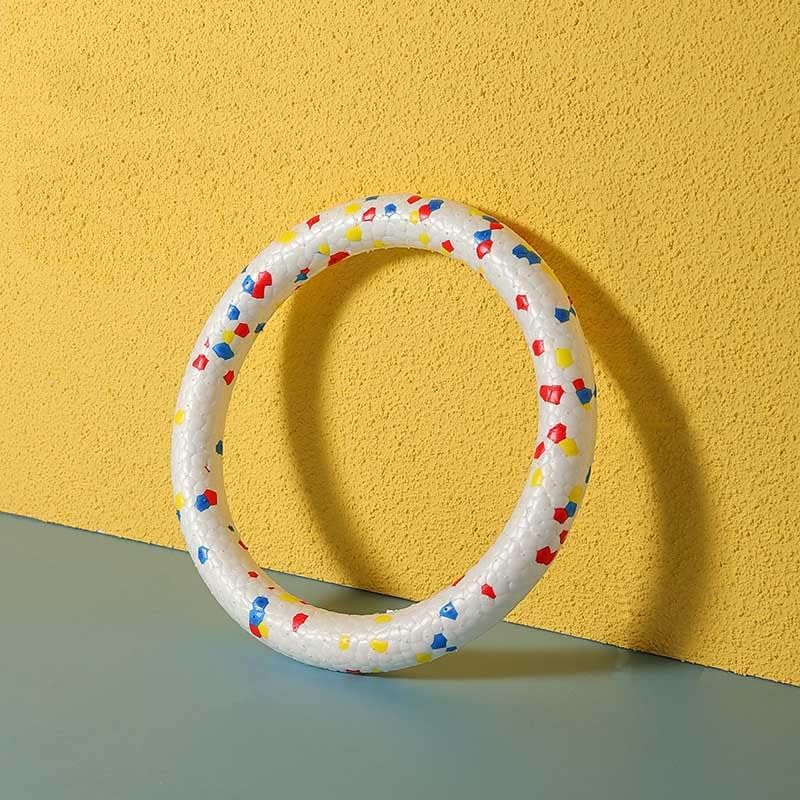HKM-6905021 Soft Floating Dog Toy Ball and Ring – Interactive Chew Toy for Medium and Large Dogs, Durable and Easy to Clean
