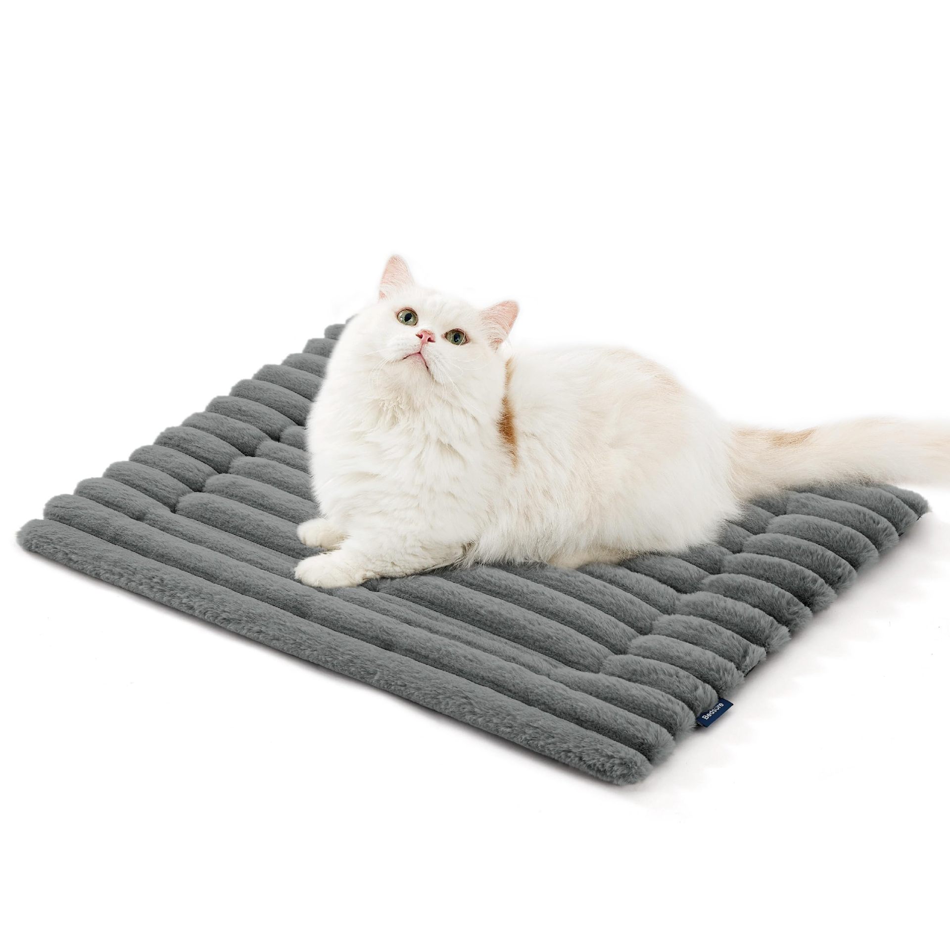 HKM-6905405 Self-Warming Cat and Dog Mat - Soft Thermal Pet Crate Pad with No-Slip Bottom for Indoor/Outdoor Use