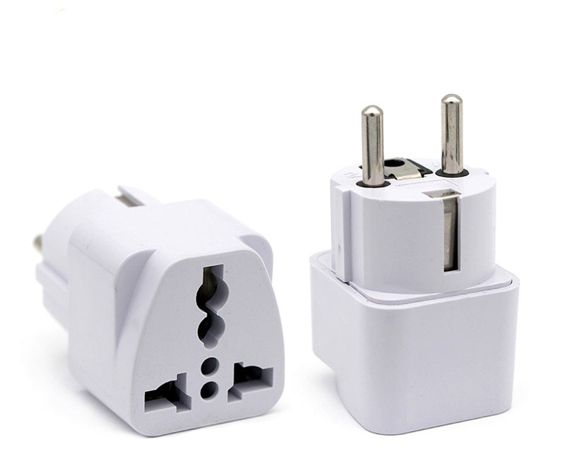HKM-690579 European Standard Travel Power Socket - Multi-Purpose Plug for Adapting Devices (6A, 600W)