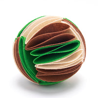 HKM-6906813 Foldable Dog Snuffle Ball - Interactive Pet Feeding Toy for Enhanced Sniffing and Playtime