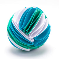 HKM-6906813 Foldable Dog Snuffle Ball - Interactive Pet Feeding Toy for Enhanced Sniffing and Playtime