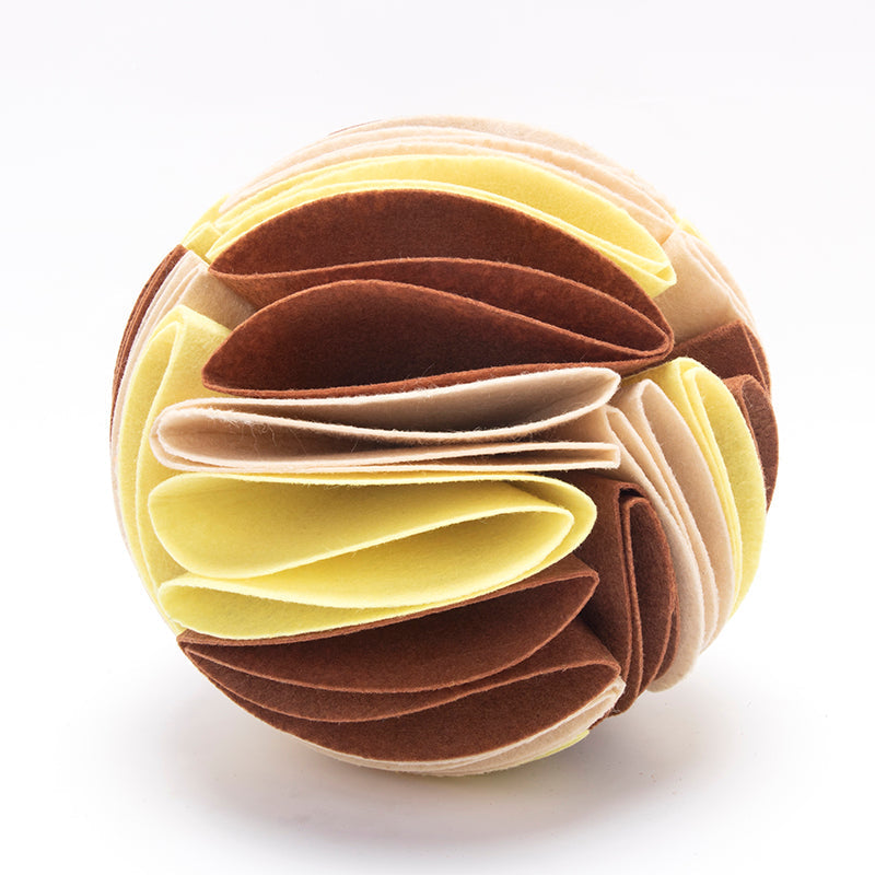 HKM-6906813 Foldable Dog Snuffle Ball - Interactive Pet Feeding Toy for Enhanced Sniffing and Playtime