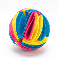 HKM-6906813 Foldable Dog Snuffle Ball - Interactive Pet Feeding Toy for Enhanced Sniffing and Playtime