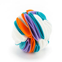 HKM-6906813 Foldable Dog Snuffle Ball - Interactive Pet Feeding Toy for Enhanced Sniffing and Playtime
