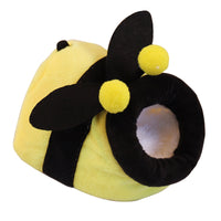 HKM-6907581 Cozy Flannel Cartoon Pet Bed for Small Animals - Hamsters, Guinea Pigs, and More