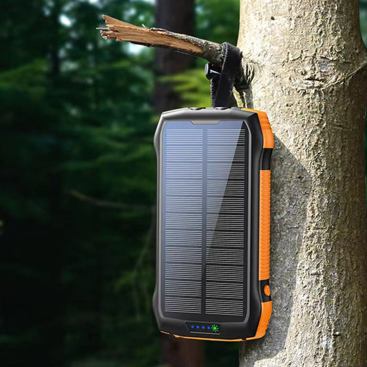 HKM-690771 20000mAh Solar Power Bank with IP67 Waterproof, High-speed Wireless Charging & Dual USB C Output