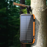 HKM-690771 20000mAh Solar Power Bank with IP67 Waterproof, High-speed Wireless Charging & Dual USB C Output