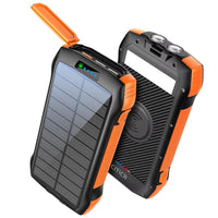 HKM-690771 20000mAh Solar Power Bank with IP67 Waterproof, High-speed Wireless Charging & Dual USB C Output