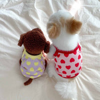 HKM-690835 Summer Cat and Dog Sling Vest in Purple and Pink, Breathable Design for Pet Comfort