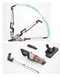 HKM-690963 3-in-1 Corded Stick Vacuum Cleaner for Hard Floors and Pet Hair