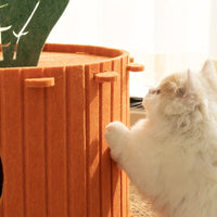 HKM-6910781 Semi-Enclosed Felt Cat Tunnel Nest - Medium & Large Sizes Available