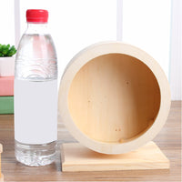 HKM-6910909 Solid Wood Running Wheel for Small to Large Pets - Mute Bracket Design