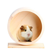 HKM-6910909 Solid Wood Running Wheel for Small to Large Pets - Mute Bracket Design