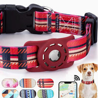 HKM-6911293 Adjustable Striped Digital Print Collar for Dogs and Cats in Various Colors