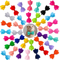 HKM-6911549 Adjustable Tie Bow for Cats and Dogs - Monochrome Colors for Every Season