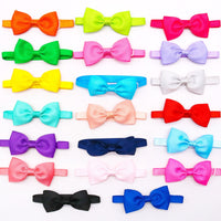 HKM-6911549 Adjustable Tie Bow for Cats and Dogs - Monochrome Colors for Every Season