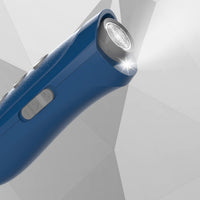 HKM-6912573 Ultrasonic Handheld Dog Bark Control Device - Rechargeable, Black/Sapphire Blue