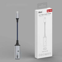 HKM-691283 2 in 1 USB C Headphone and Charger Adapter for iPhone 15/15 Pro and Samsung Devices