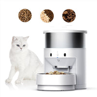 HKM-6915261 Automatic Stainless Steel Pet Feeder for Effortless Meal Dispensing