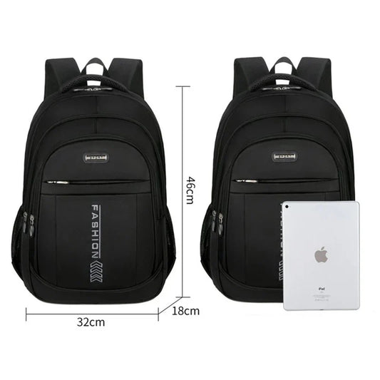 HKM-691603 Stylish Waterproof Backpack for Men - Versatile School and Laptop Bag