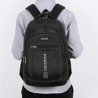 HKM-691603 Stylish Waterproof Backpack for Men - Versatile School and Laptop Bag