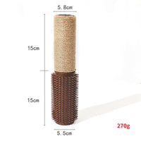 HKM-6916541 Sisal Cat Scratching Post - Durable Scratching Device for Cat's Face, 30x5.8 cm