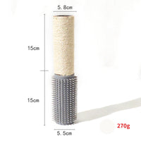 HKM-6916541 Sisal Cat Scratching Post - Durable Scratching Device for Cat's Face, 30x5.8 cm