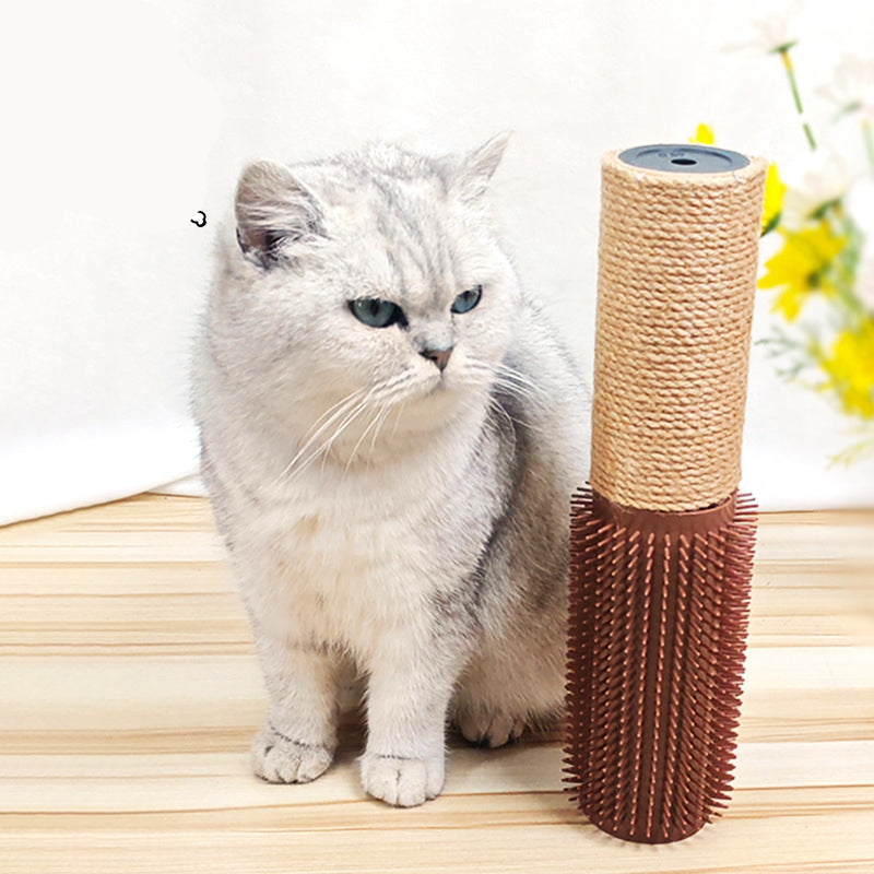 HKM-6916541 Sisal Cat Scratching Post - Durable Scratching Device for Cat's Face, 30x5.8 cm