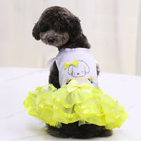 HKM-6916669 Solid Color Cotton Pet Skirt with Plush Design