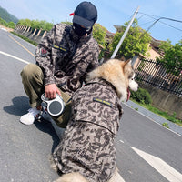 HKM-6919229 Custom Camouflage Outdoor Clothing for Pets - 100% Cotton