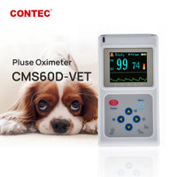 HKM-6920509 Veterinary Color Display Pulse Oximeter CMS60D-VET with Ear Lobe Sensor for Animal Health Monitoring