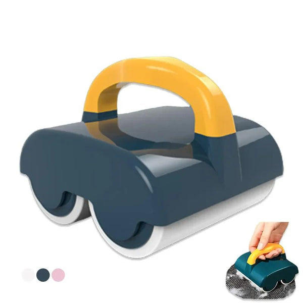 HKM-6920637 Durable Pet Hair Removal Roller with Handle - Easy to Use Self-Cleaning Tool for Cats and Dogs