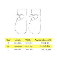 HKM-6921661 Adorable Anti-Slip Dog Socks with Cartoon Big Eyes for Comfort and Winter Protection