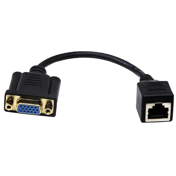HKM-692243 VGA Male to Female Adapter Cable with RJ-45 Network Interface