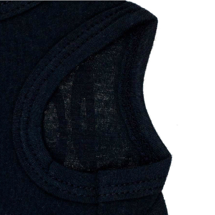 HKM-6923197 Cotton Black Printed Vest for Dogs with Pink Letter Design, Casual Style
