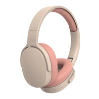 HKM-692371 Wireless Noise Cancelling Over-Ear Hi-Fi Stereo Headset with Bluetooth Macaroon Blue Colour and USB Connectors