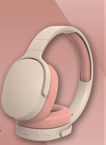 HKM-692371 Wireless Noise Cancelling Over-Ear Hi-Fi Stereo Headset with Bluetooth Macaroon Blue Colour and USB Connectors
