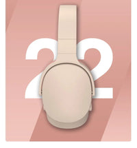 HKM-692371 Wireless Noise Cancelling Over-Ear Hi-Fi Stereo Headset with Bluetooth Macaroon Blue Colour and USB Connectors