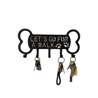 HKM-6924605 Iron Perforated Dog Rope Coat Hook with Three Rows for Pet Clothing Storage