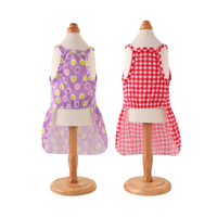 HKM-6925373 Polka Dot Skirt for Cats and Dogs, Thin PET Sling Dress in Various Colors and Sizes