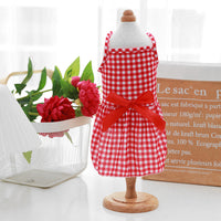 HKM-6925373 Polka Dot Skirt for Cats and Dogs, Thin PET Sling Dress in Various Colors and Sizes