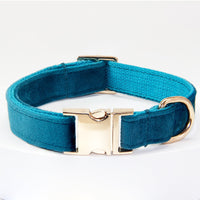 HKM-6926653 Engraved Dog Collar with Anti-Loss Feature and Matching Leash, Polyester Material for All Seasons