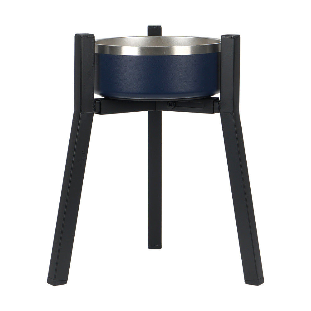 HKM-6926781 Adjustable Iron Dog Bowl with Round Tube Bracket