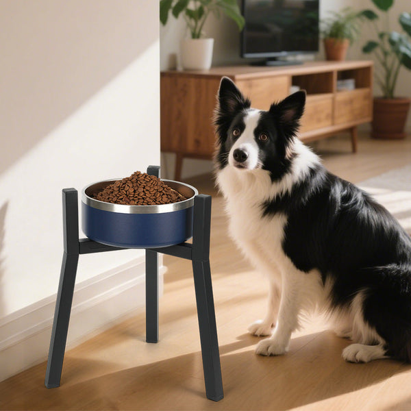 HKM-6926781 Adjustable Iron Dog Bowl with Round Tube Bracket