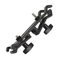 HKM-692755 Universal Tripod Umbrella Clip for Camera - Black ABS, Supports Up to 2kg