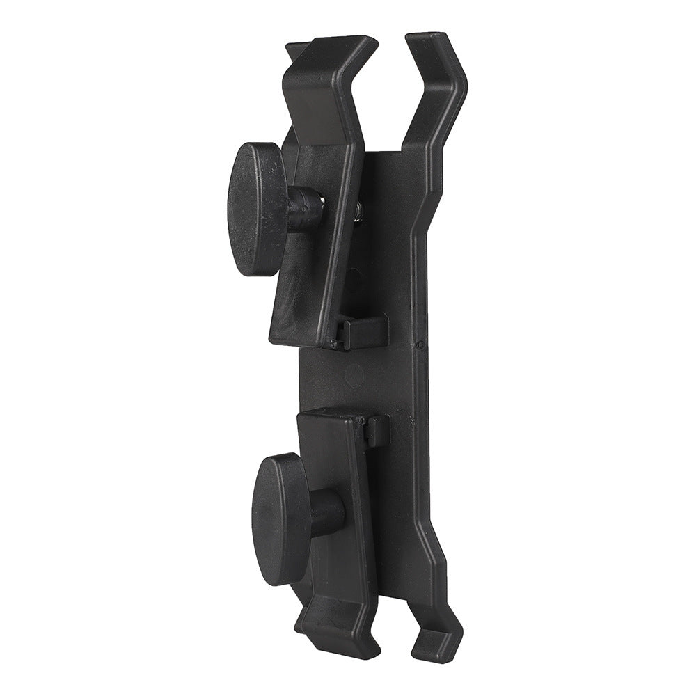 HKM-692755 Universal Tripod Umbrella Clip for Camera - Black ABS, Supports Up to 2kg