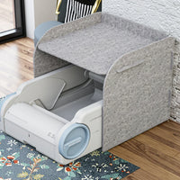 HKM-692819 Smart Self-Cleaning Cat Litter Box with Odor Control and APP Functionality, 10kg Capacity