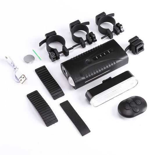 HKM-692883 Rechargeable USB Mountain Bike Taillight Set for Night Riding with Colorful Features